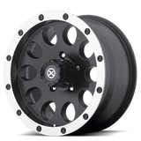ATX Wheels AX186 16X8 5X5.0 S-BLK MACH 00MM