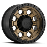 ATX Wheels AX201 18X9 6X135 M-BRZ BLK LIP 00MM