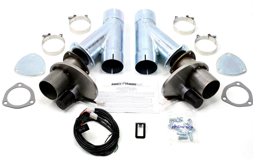 Doug's Headers Electric Exhaust Cut-Outs - 3.00 (Pair)