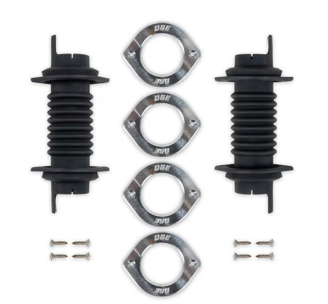 Detroit Speed and Engineering Door Jamb Wiring Boot Kit - Billet Trim