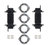 Detroit Speed and Engineering Door Jamb Wiring Boot Kit - Billet Trim