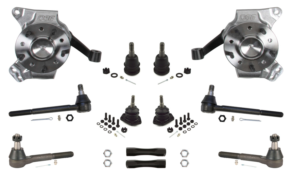 Detroit Speed and Engineering Front Drop Spindle Kit 67-70 C10 Truck