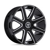 DUB S273 24X10 5X115/120 G-BLK-MILL 15MM