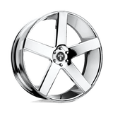 DUB S115 22X9.5 6X5.5 CHR-PLATED 31MM