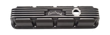 Load image into Gallery viewer, Edelbrock SBM Classic Finned V/C&#39;s - Black