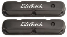 Load image into Gallery viewer, Edelbrock Signature Series V/C&#39;s SBM Black