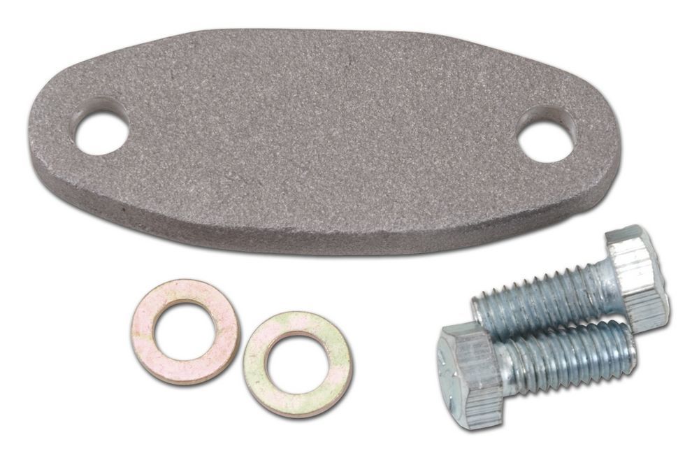 Edelbrock Choke Block-Off Plate - Olds