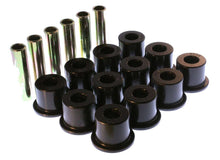 Load image into Gallery viewer, Energy Suspension Chevy Rear Spring Bushing Set Black