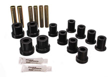 Load image into Gallery viewer, Energy Suspension 70-87 GM 4wd Frt Spring Bushing Set Black