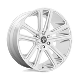DUB S254 24X10 5X5.5 CHROME 25MM