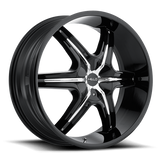 Helo HE891 22X9 BLANK G-BLK W/ ACC 35MM (108-140)