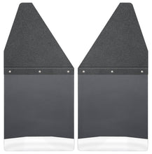 Load image into Gallery viewer, Husky Liners Kick Back Mud Flaps 12in Wide Black