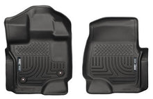 Load image into Gallery viewer, Husky Liners 15-   Ford F150 Front Floor Liners Black