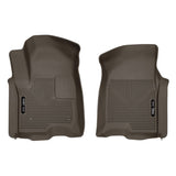 Husky Liners GM X-Act Contour Floor Liners Front Cocoa
