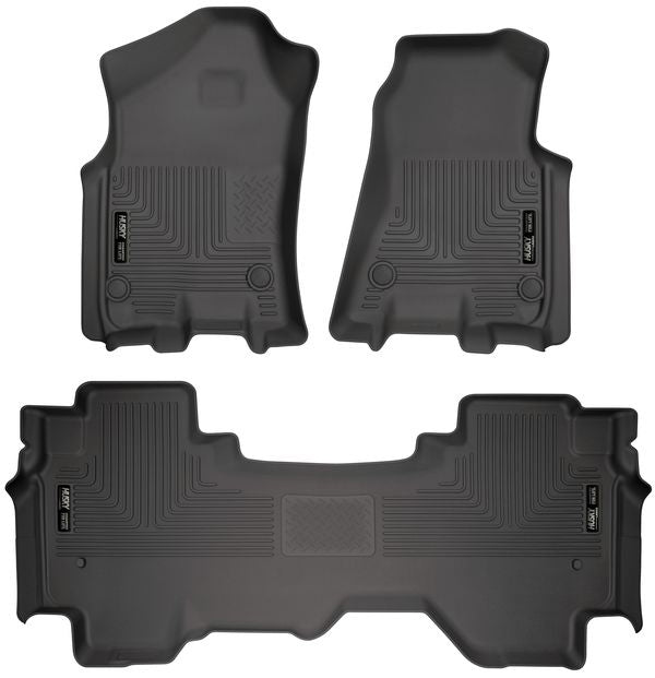 Husky Liners Front & 2nd Seat Floor L iners Weatherbeater