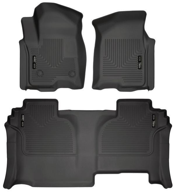Husky Liners Front & 2nd Seat Floor L iners Weatherbeater