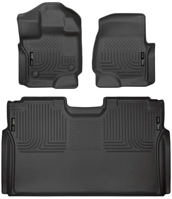 Husky Liners Front & 2nd Seat Floor L iners Weatherbeater