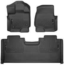 Load image into Gallery viewer, Husky Liners Front &amp; 2nd Seat Floor L iners Weatherbeater