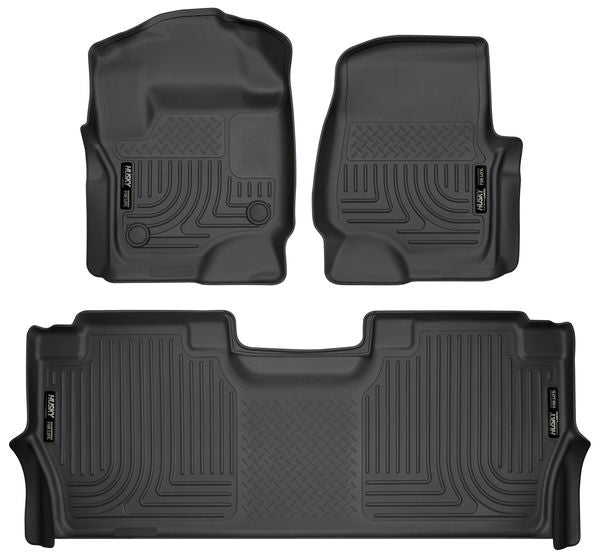Husky Liners Front & 2nd Seat Floor L iners Weatherbeater
