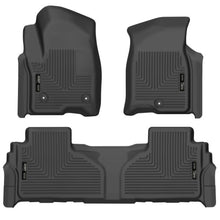 Load image into Gallery viewer, Husky Liners 21-   Chevy Tahoe Floor Liner Front/2nd Row Blk
