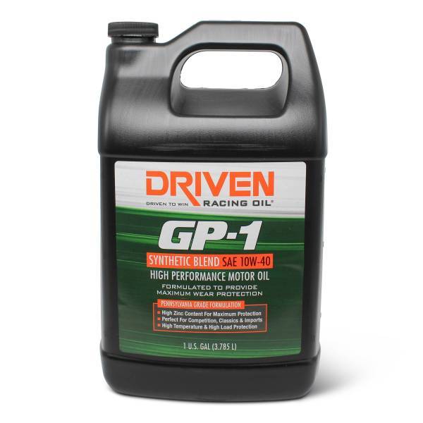 Joe Gibbs Lubricants GP-1 10w40 Synthetic Blend Oil 1 Gallon