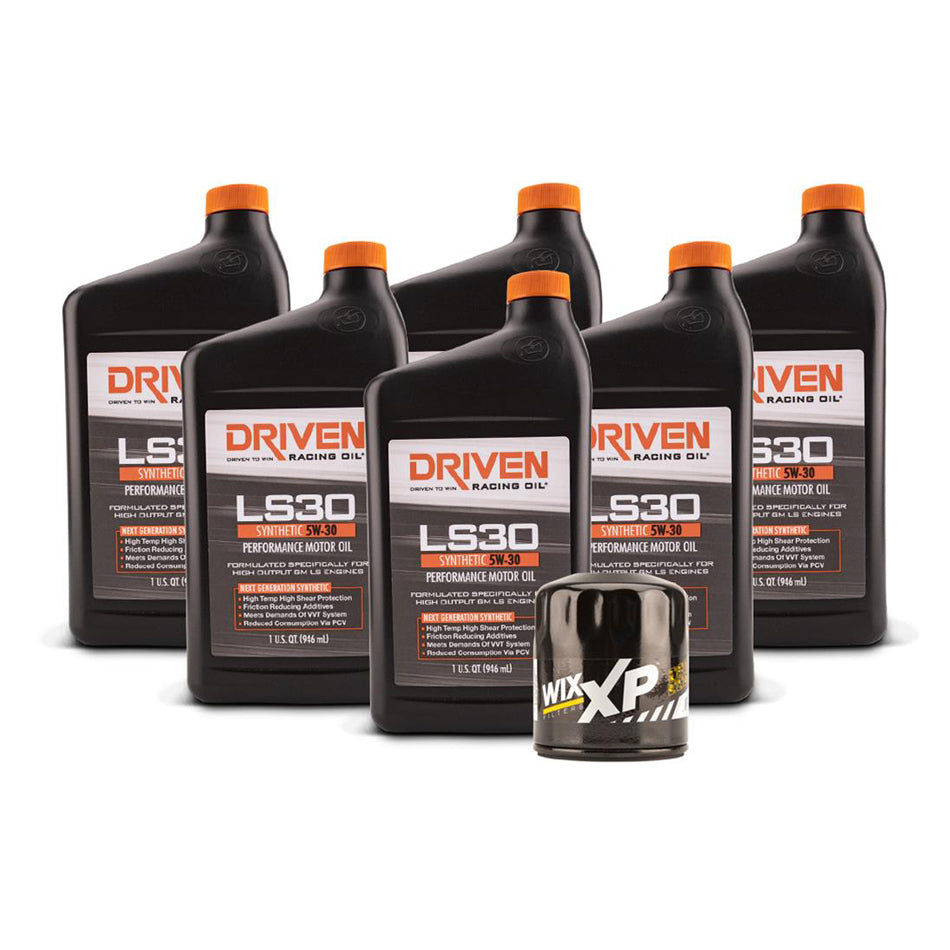 Joe Gibbs Lubricants LS30 Oil Change Kit 07- LS Engines 6 Qt
