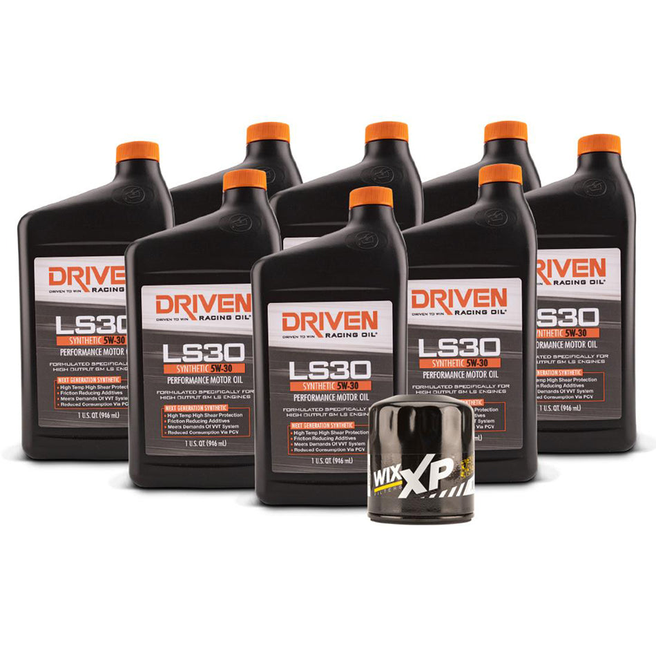 Joe Gibbs Lubricants LS30 Oil Change Kit 07- LS Engines 8 Qt