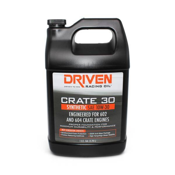 Joe Gibbs Lubricants Crate 30 10w30 Synthetic Oil 1 Gallon