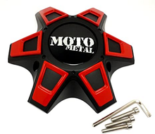 Load image into Gallery viewer, MOTO MO969 CAP 6 LUG - SATIN BLACK