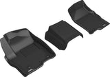 3D MAXpider GM P/U 1500 19-  Kagu Fl oor Liners 1st Row Black