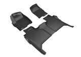 3D MAXpider GM P/U 1500 19-  Kagu Floor Liner 1&2 Rows Blk