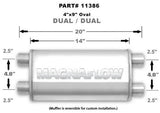 MagnaFlow Exhaust Products Stainless Steel Muffler