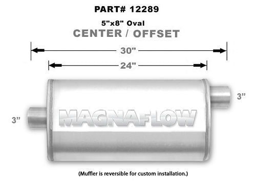 MagnaFlow Exhaust Products Stainless Steel Muffler