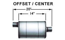 Load image into Gallery viewer, MagnaFlow Exhaust Products Stainless Muffler 3in Center In / Offset Out