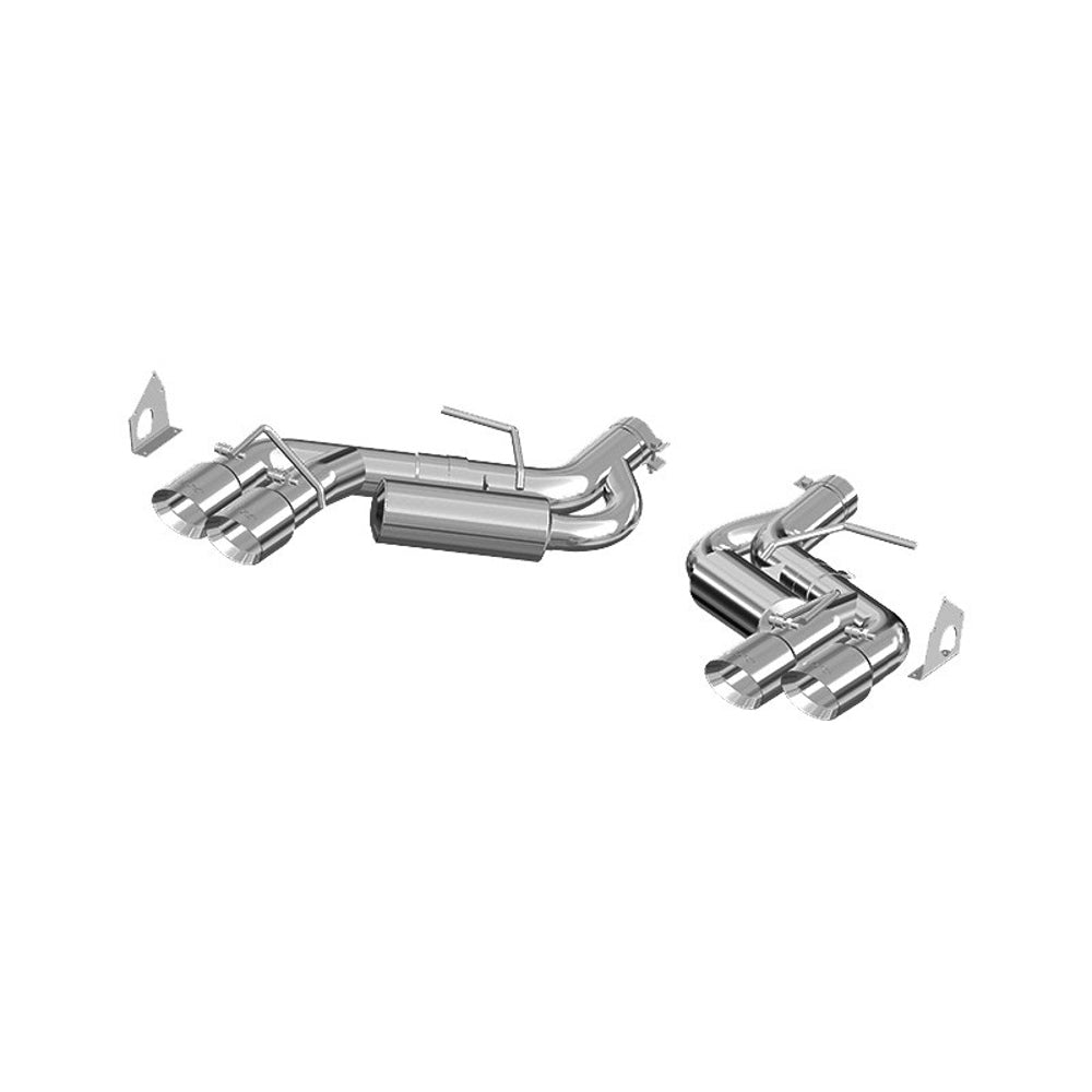 MBRP Exhaust 16-   Camaro 6.2L Axle Back Exhaust Quad Tip