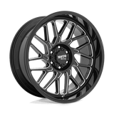 Moto Metal MO805 20X10 6X5.5 G-BLK MILL -18MM