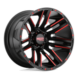 Moto Metal MO978 20X10 5X5.5 S-BLK MACH RTCC -24MM