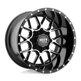 Moto Metal MO986 20X10 6X135/5.5 G-BLK MACH -18MM
