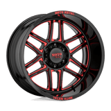 Moto Metal MO992 20X10 5X5.0 G-BLK MILL RTCC -18MM