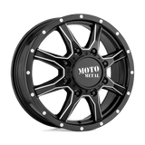 Moto Metal MO995 20X8.25 8X200 S-BLK MILL 127MM