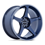 Motegi MR159 17X9.5 5X4.5 BLB-MTL 22MM