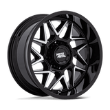 Moto Metal MO812 20X9 6X5.5 G-BLK-MCH 1MM