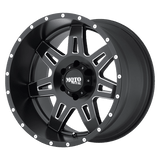 Moto Metal MO975 20X10 5X5.0 S-BLK MILL -24MM