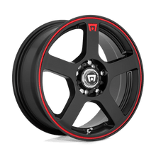 Load image into Gallery viewer, MR116 18X8 5X4.5/120 M-BLK RED-STR 35MM