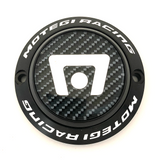 Motegi MRCAP STYLE 1A BLK CENTER CARBON LOGO OW