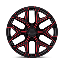 Load image into Gallery viewer, PR177 24X10 6X5.5 G-BLK RED-MILL 24MM
