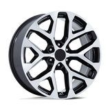 Performance Replicas PR177 26X10 6X5.5 G-BLK MACH-FC 24MM