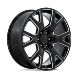 Performance Replicas PR199 22X9 6X5.5 G-BLK MILL 28MM