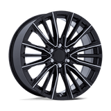 Performance Replicas PR223 26X10 6X5.5 G-BLK MILL 28MM