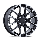 Performance Replicas PR224 22X9 6X5.5 G-BLK MACH 28MM